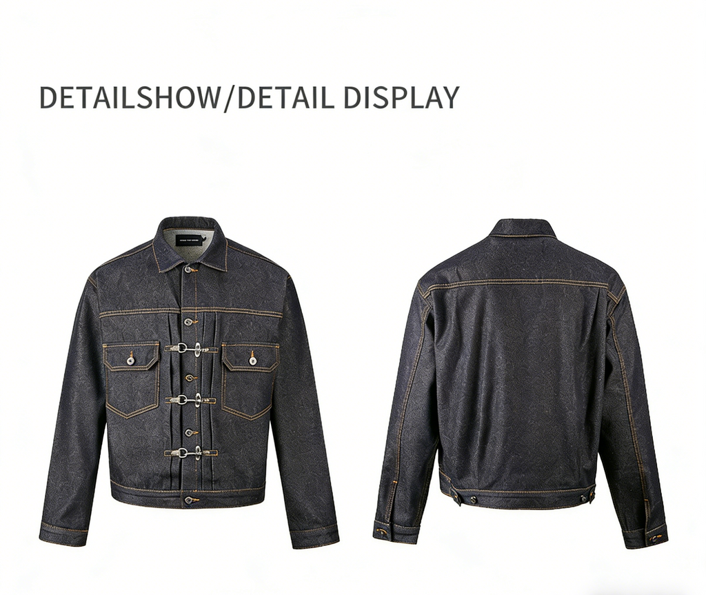 "Blouson en jean épais « Oriental Lock »"