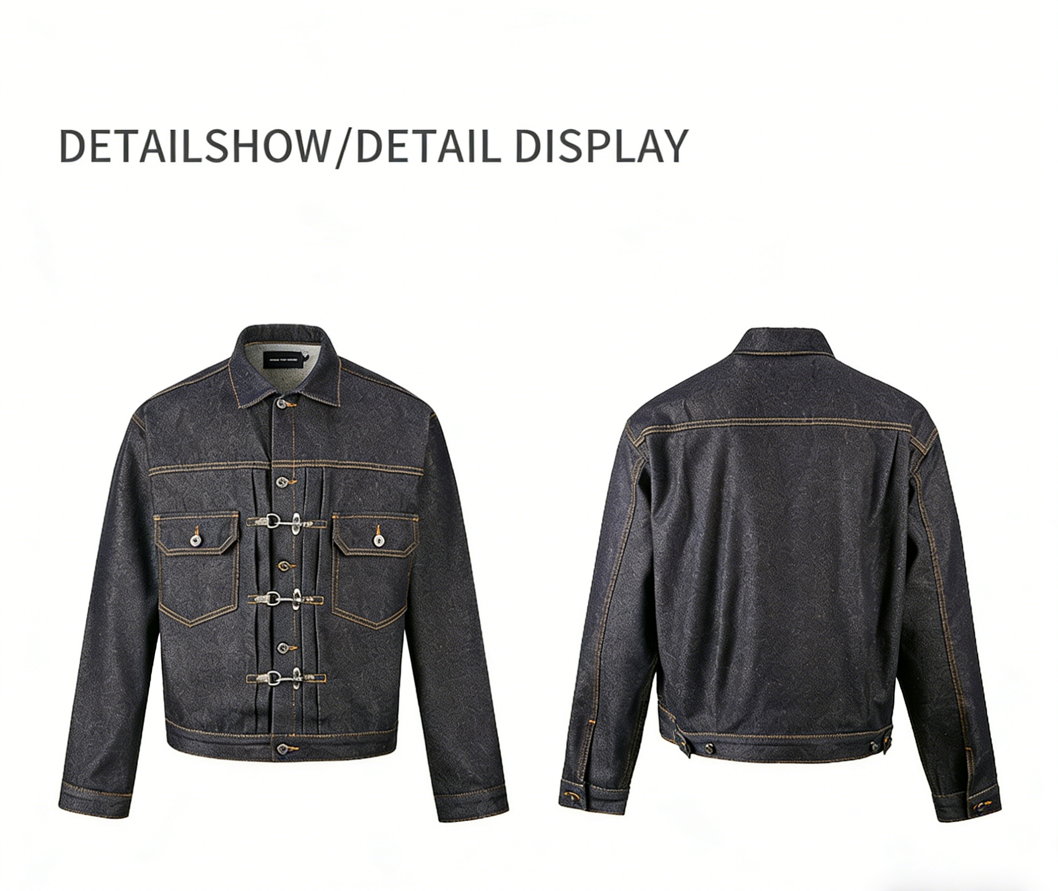 "Blouson en jean épais « Oriental Lock »"