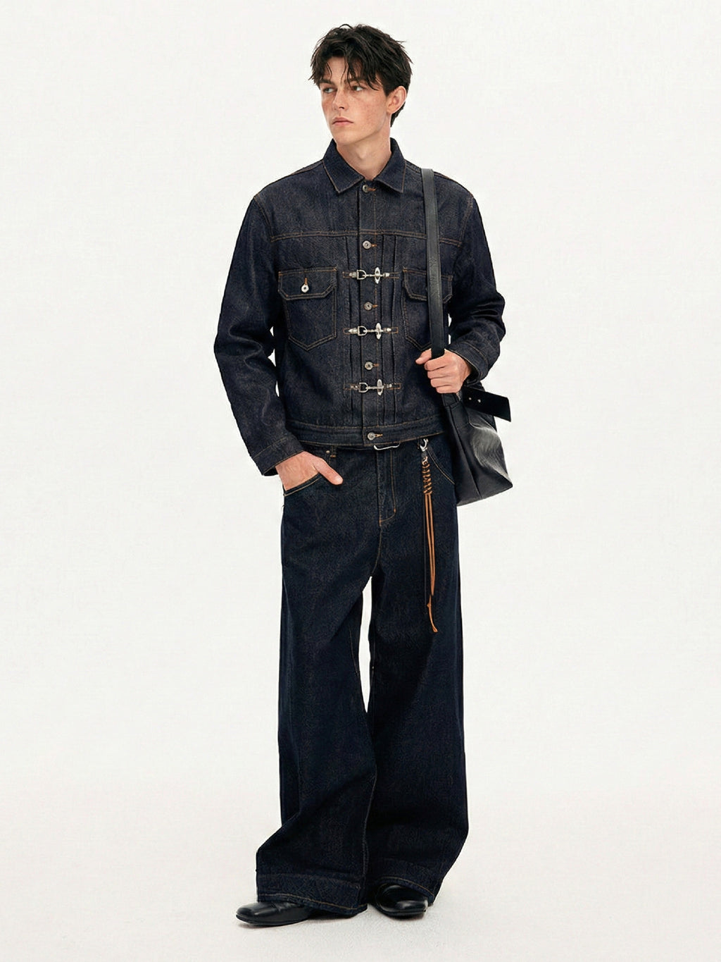 "Blouson en jean épais « Oriental Lock »"