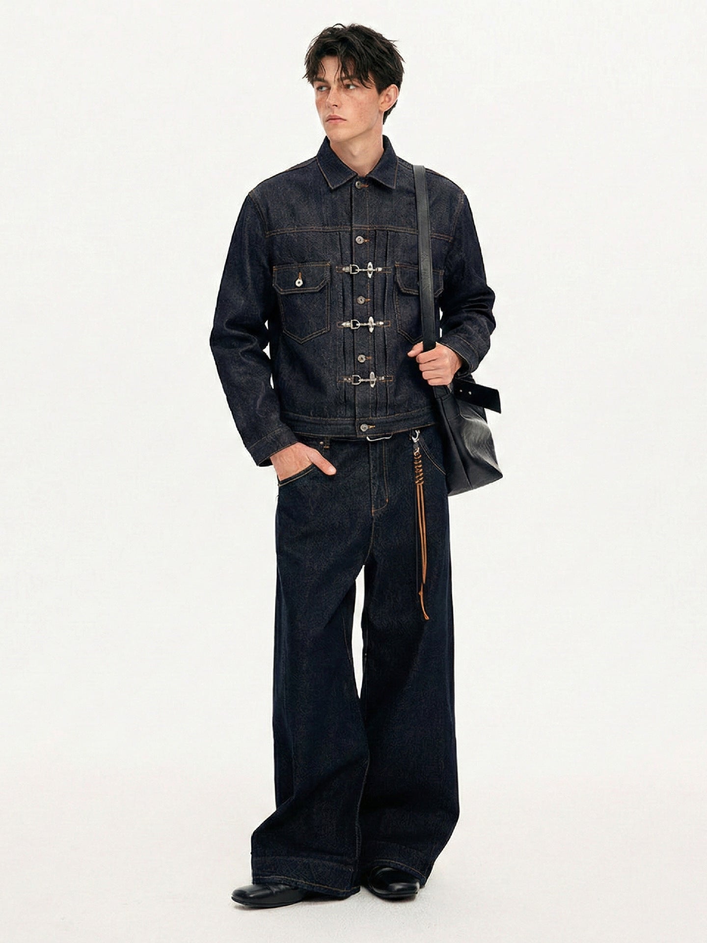 "Blouson en jean épais « Oriental Lock »"