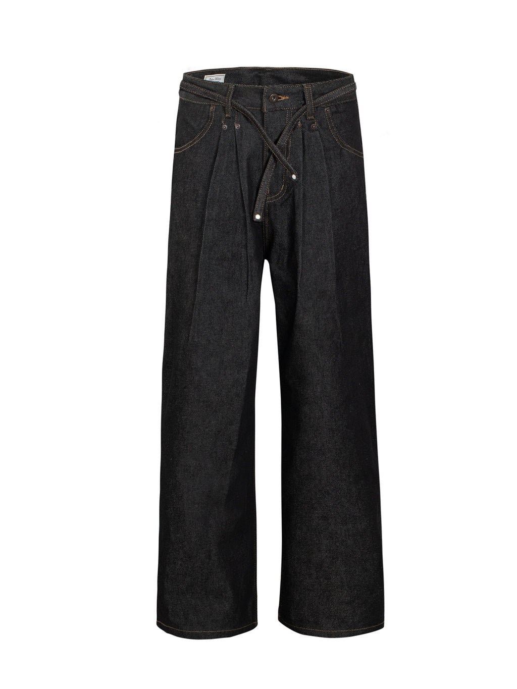Jeans noirs rigides
