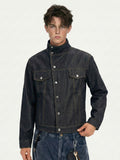 Veste en jean brut