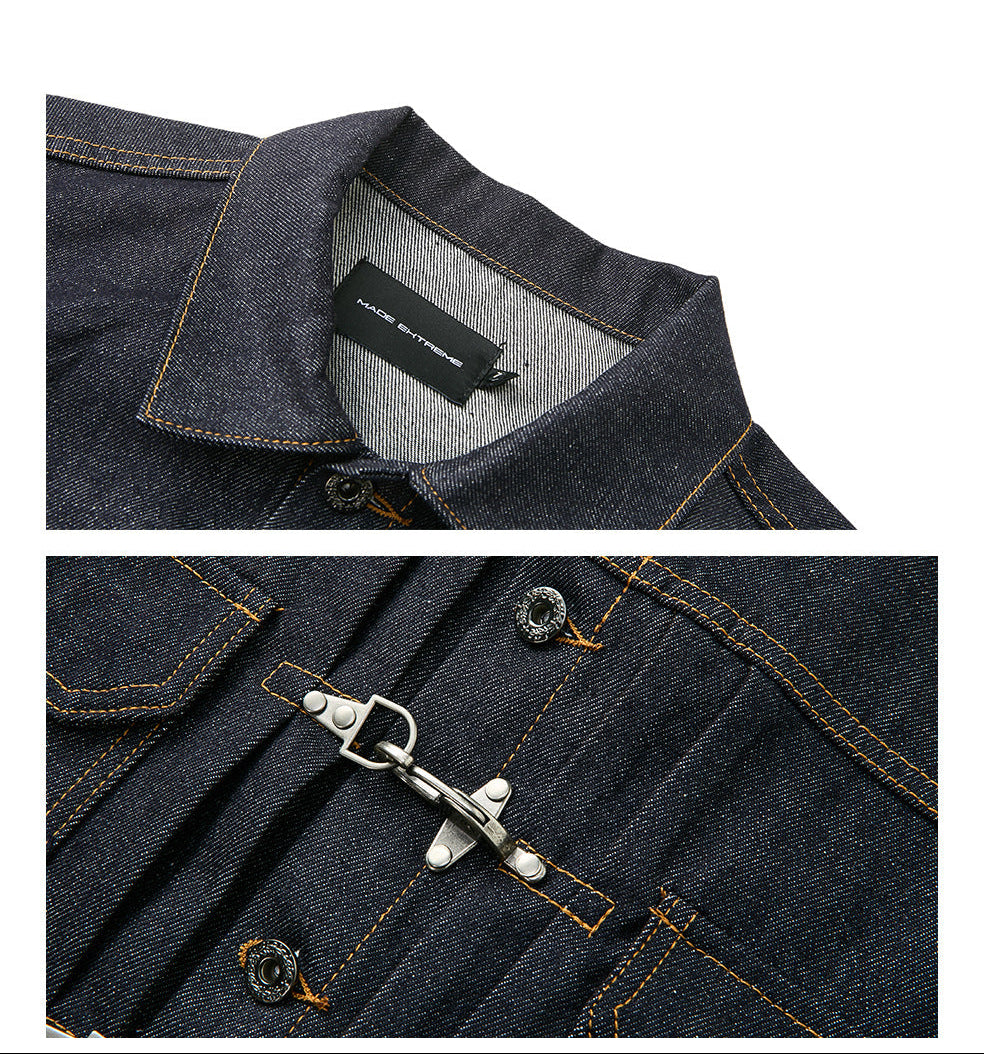 "Blouson en jean épais « Oriental Lock »"