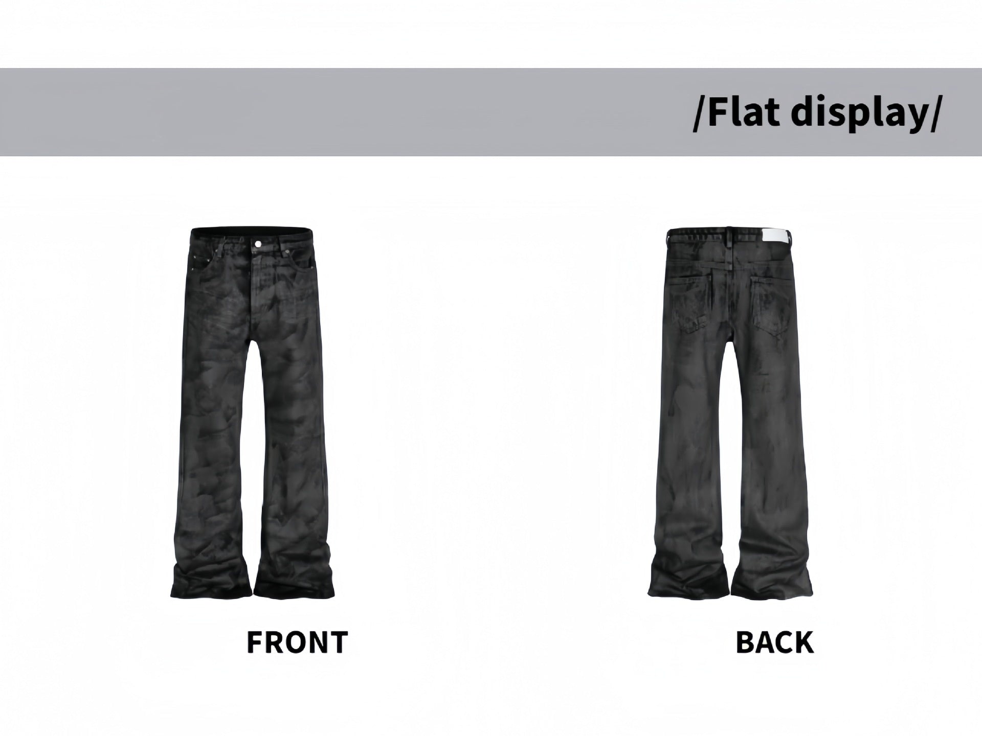 Jean en denim brut
