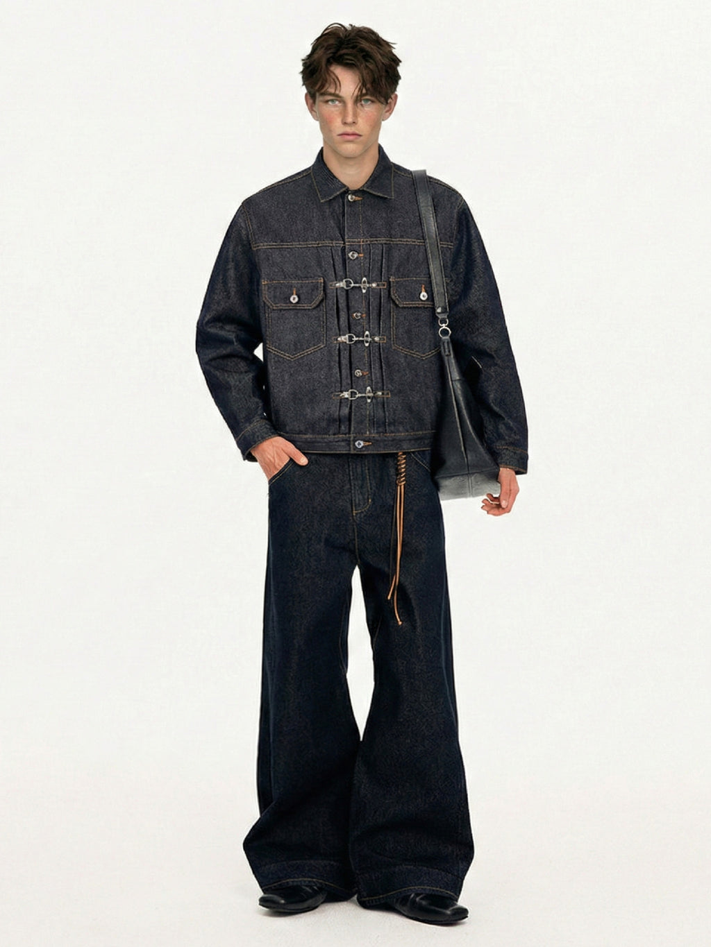 "Blouson en jean épais « Oriental Lock »"
