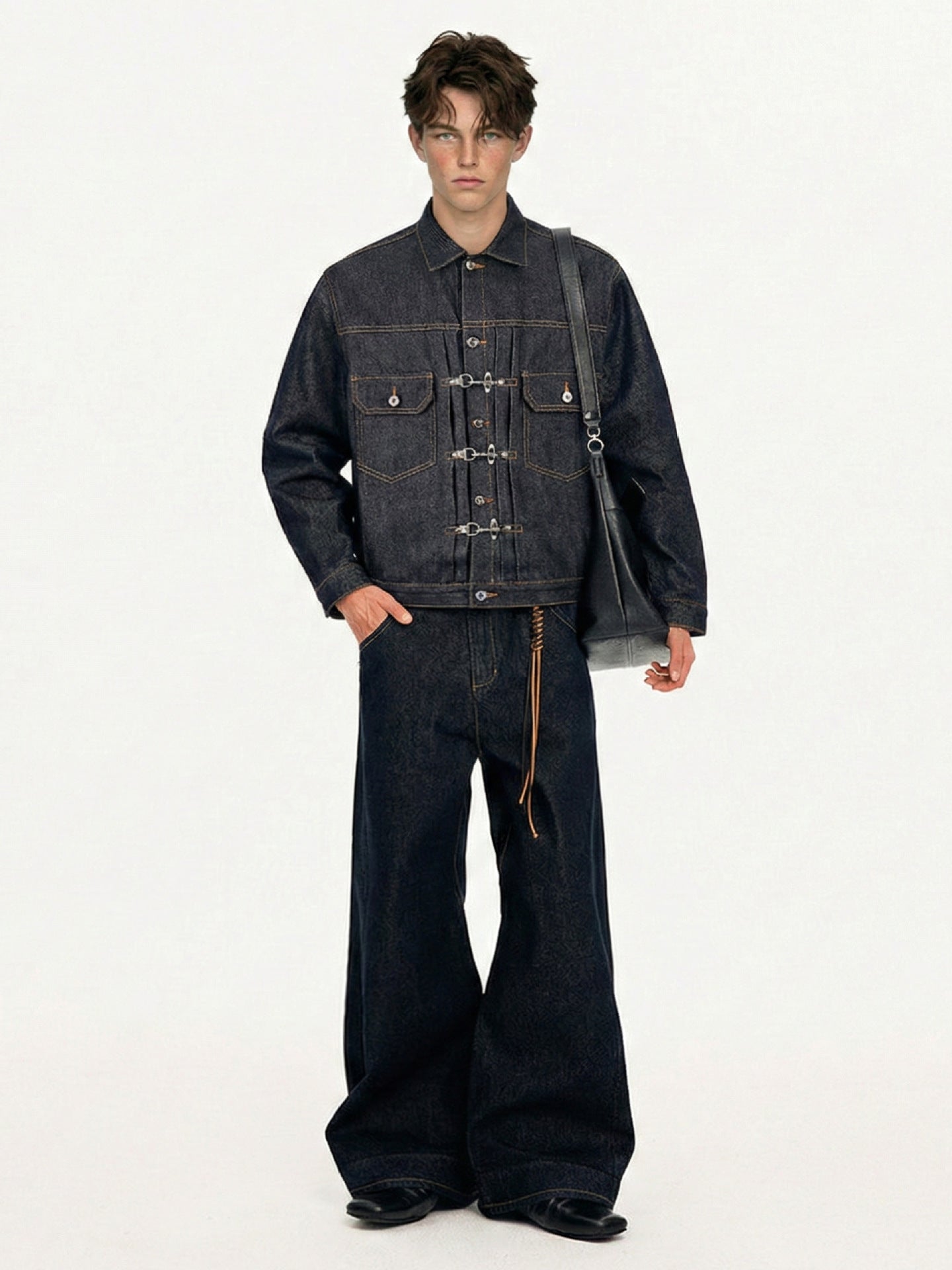 "Blouson en jean épais « Oriental Lock »"